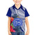 Personalised Samoana High School Kid Hawaiian Shirt American Samoa Schools Polynesian Tropical Flowers LT14 Kid Blue - Polynesian Pride