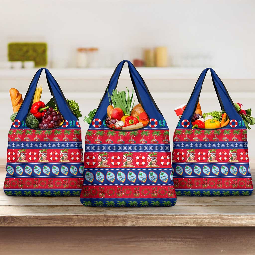 Guam Christmas Grocery Bag Felis Pasgua