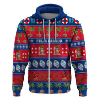 Personalised Guam Christmas Hoodie Felis Pasgua LT14 - Polynesian Pride