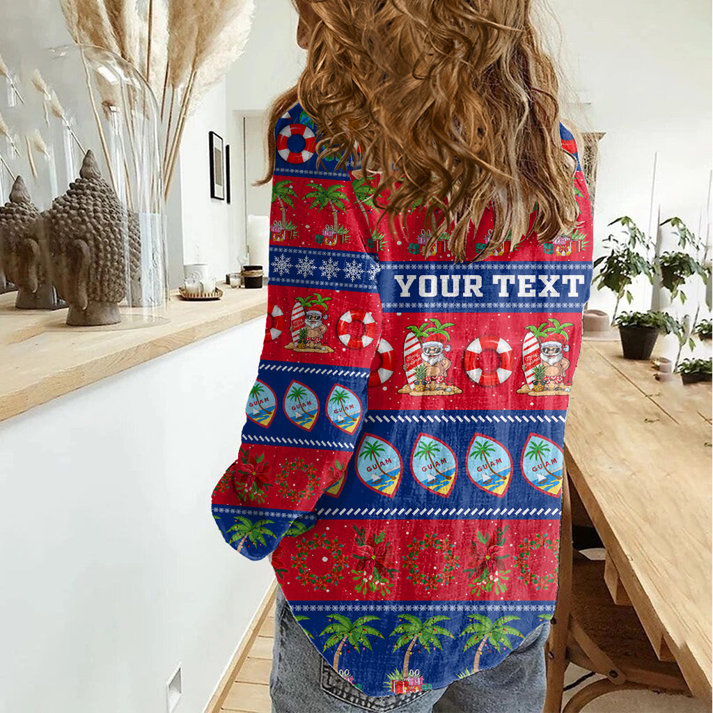 Personalised Guam Christmas Women Casual Shirt Felis Pasgua LT14 - Polynesian Pride