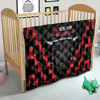 Personalised Toitu Te Tiriti Mana Maori Motuhake Quilt Aotearoa Haka Face Mix Poutama Art LT14 - Polynesian Pride