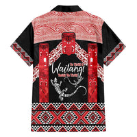 Toitu Te Tiriti O Waitangi Family Matching Puletasi and Hawaiian Shirt Maori Wharenui With Taniko Motifs LT14 - Polynesian Pride