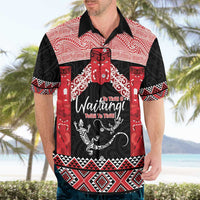 Toitu Te Tiriti O Waitangi Hawaiian Shirt Maori Wharenui With Taniko Motifs LT14 - Polynesian Pride