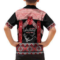 Toitu Te Tiriti O Waitangi Hawaiian Shirt Maori Wharenui With Taniko Motifs LT14 - Polynesian Pride