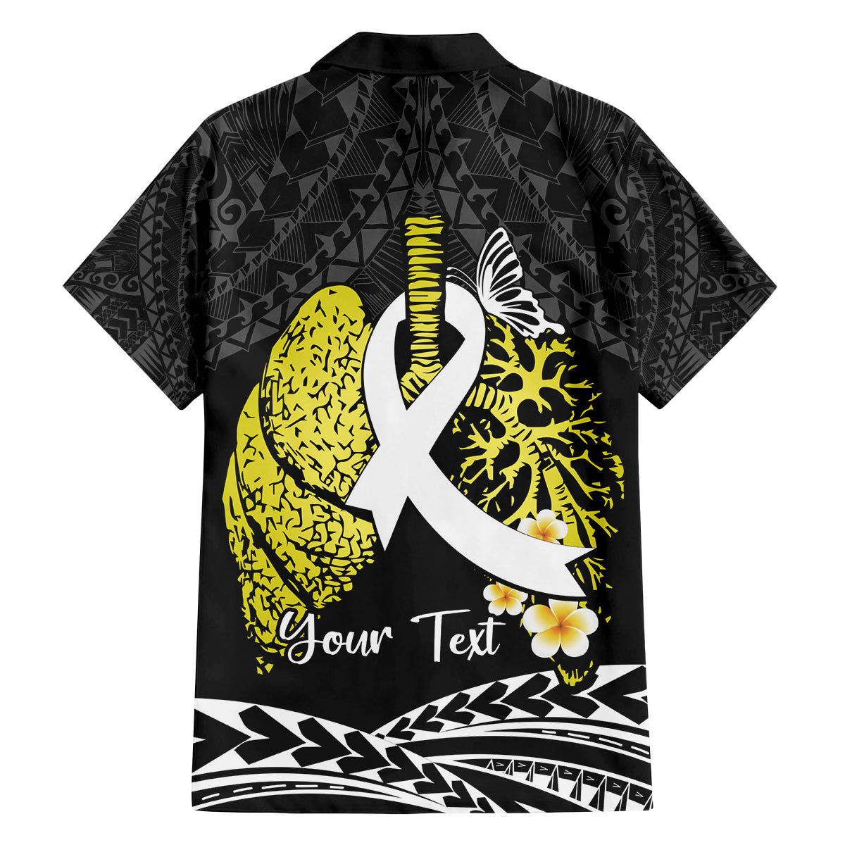 Personalised Polynesia World Lung Cancer Day Family Matching Summer Maxi Dress and Hawaiian Shirt Faith Hope Love LT14 - Polynesian Pride
