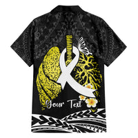 Personalised Polynesia World Lung Cancer Day Family Matching Summer Maxi Dress and Hawaiian Shirt Faith Hope Love LT14 - Polynesian Pride