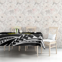 Polynesia World Lung Cancer Day Tablecloth Faith Hope Love