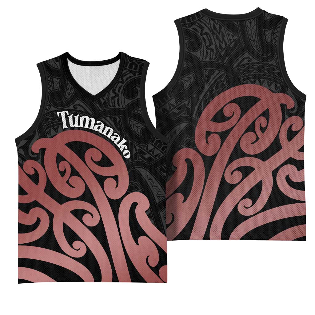 New Zealand Mangopare Tamanako Basketball Jersey Aotearoa Maori LT14 - Polynesian Pride