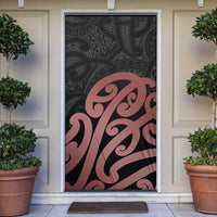 New Zealand Mangopare Tamanako Door Cover Aotearoa Maori LT14 Brown - Polynesian Pride