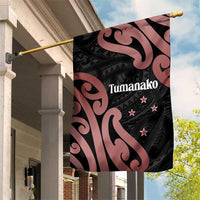 New Zealand Mangopare Tamanako Garden Flag Aotearoa Maori LT14 House Flag Brown - Polynesian Pride