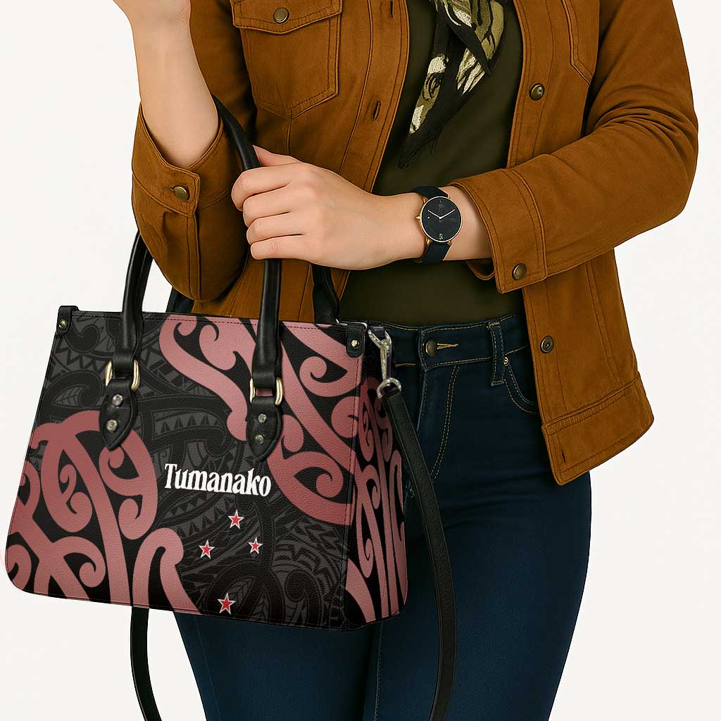 New Zealand Mangopare Tamanako Leather Bag Aotearoa Maori - Polynesian Pride