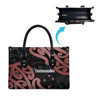New Zealand Mangopare Tamanako Leather Bag Aotearoa Maori - Polynesian Pride