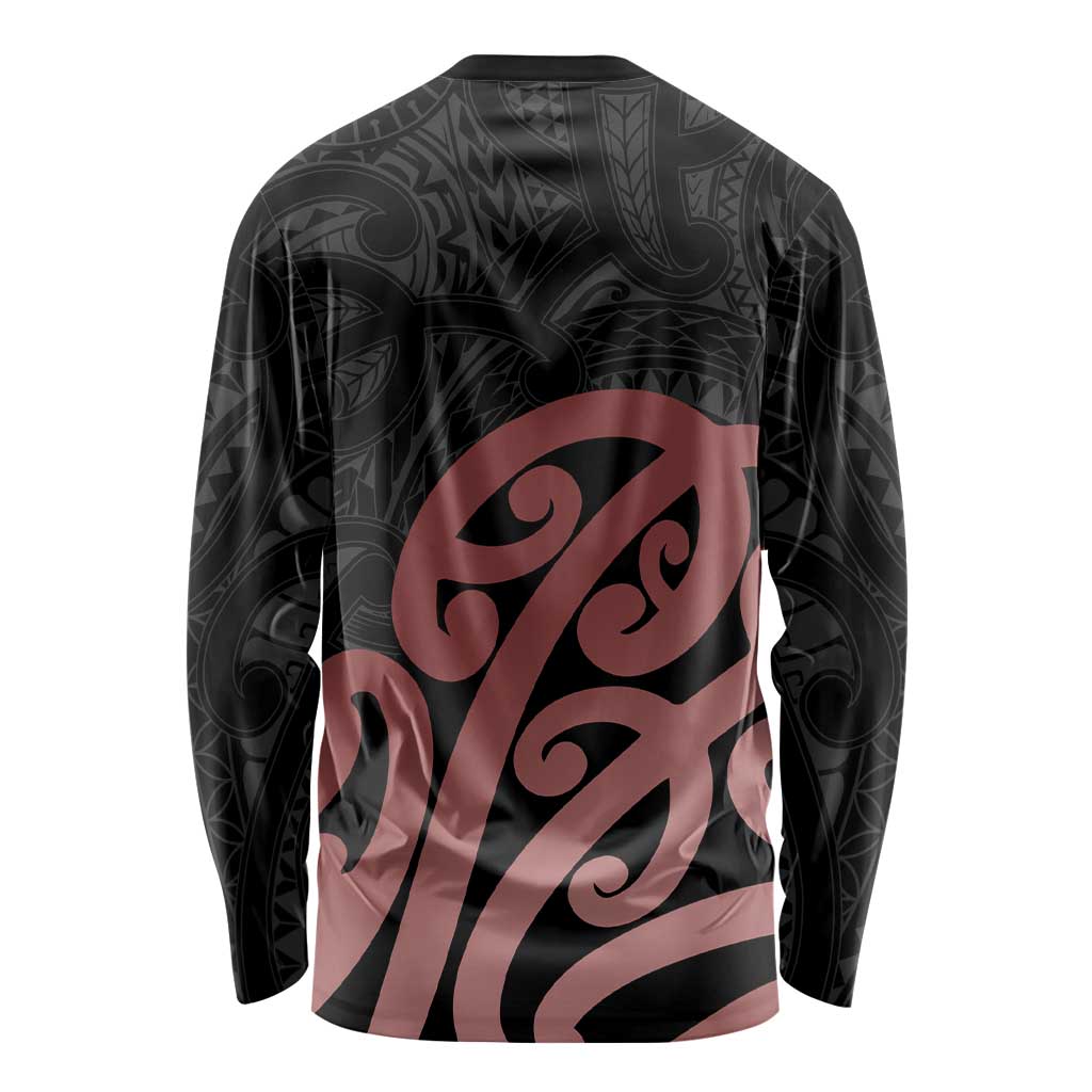 New Zealand Mangopare Tamanako Long Sleeve Shirt Aotearoa Maori LT14 - Polynesian Pride