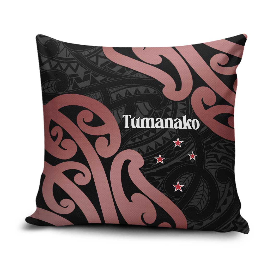 New Zealand Mangopare Tamanako Pillow Cover Aotearoa Maori LT14 Brown - Polynesian Pride