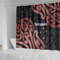 New Zealand Mangopare Tamanako Shower Curtain Aotearoa Maori LT14 - Polynesian Pride