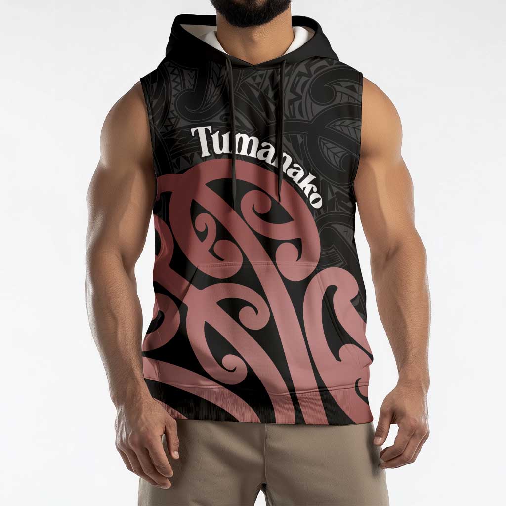 New Zealand Mangopare Tamanako Sleeveless Hoodie Aotearoa Maori LT14 - Polynesian Pride