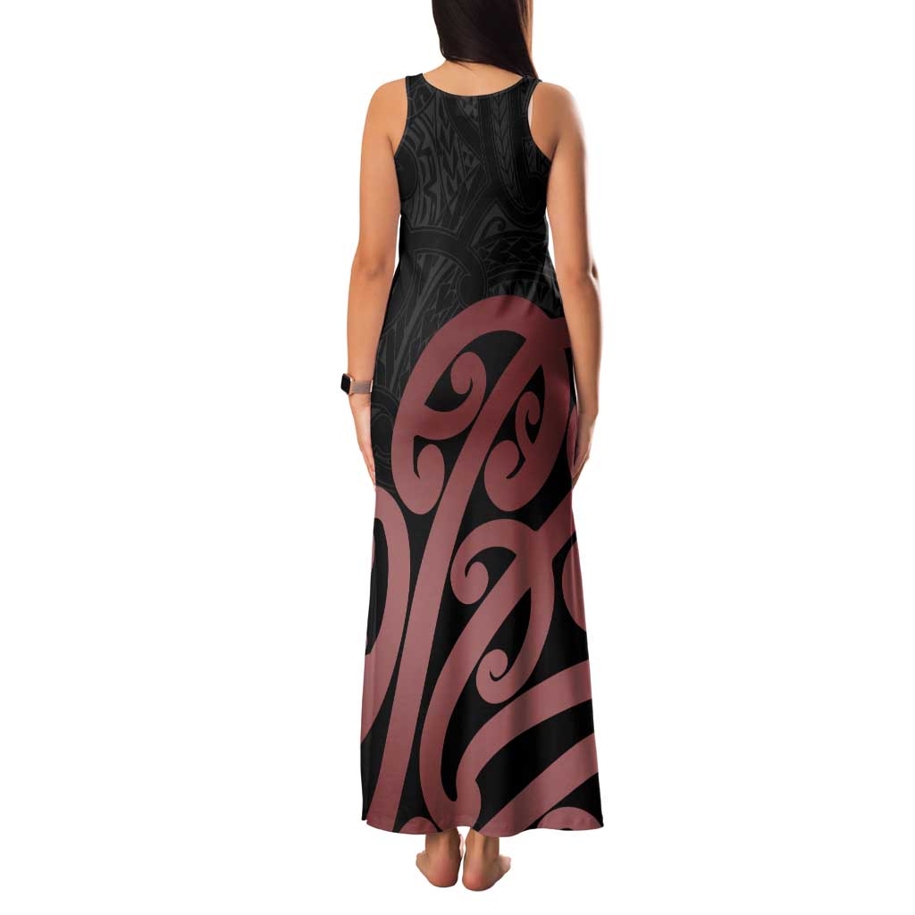 New Zealand Mangopare Tamanako Tank Maxi Dress Aotearoa Maori LT14 - Polynesian Pride