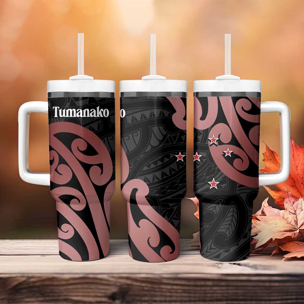 New Zealand Mangopare Tamanako Tumbler With Handle Aotearoa Maori LT14 - Polynesian Pride