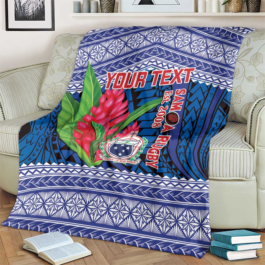 Custom Samoa Rugby Blanket 2024 Go Champions Samoan Gingers