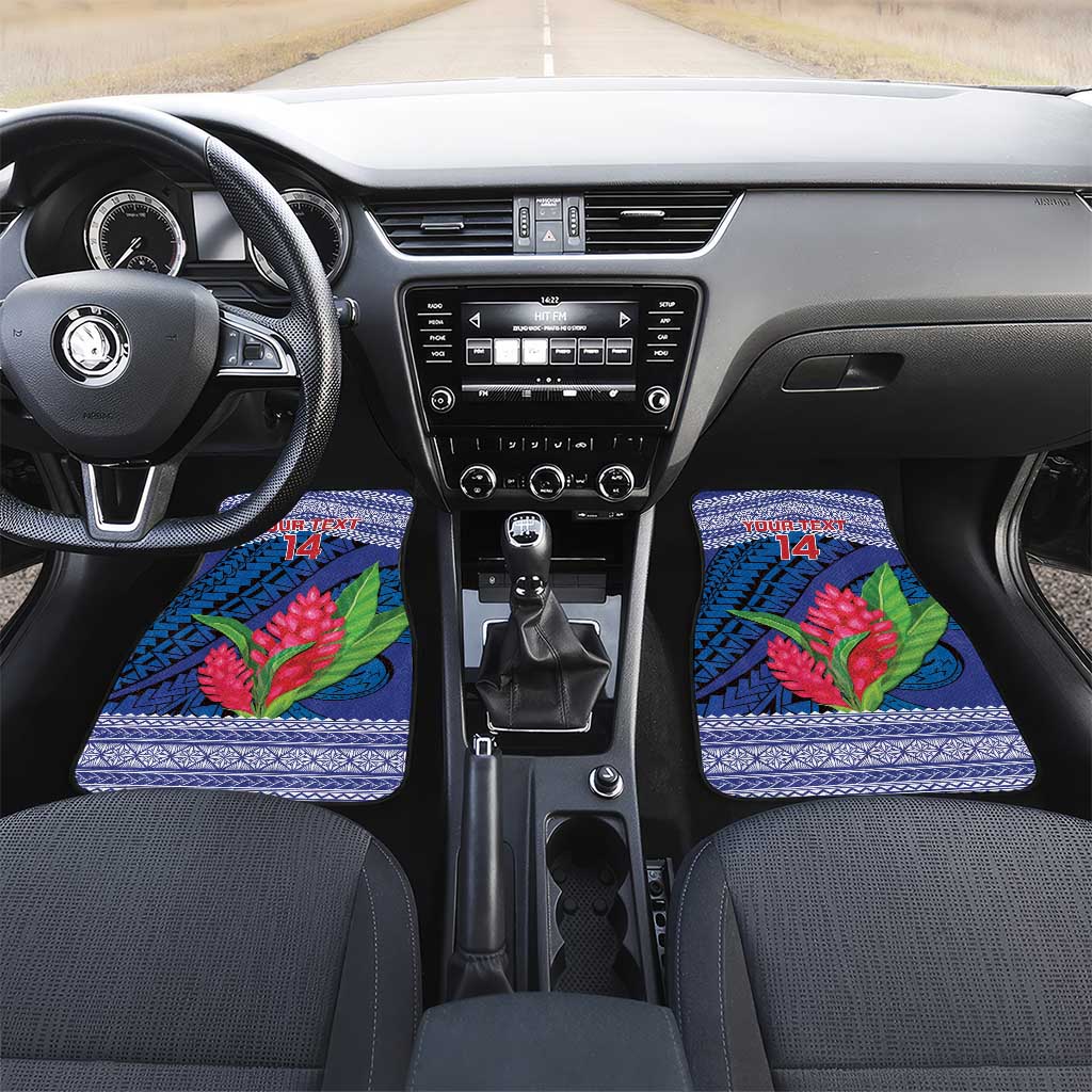 Custom Samoa Rugby Car Mats 2024 Go Champions Samoan Gingers