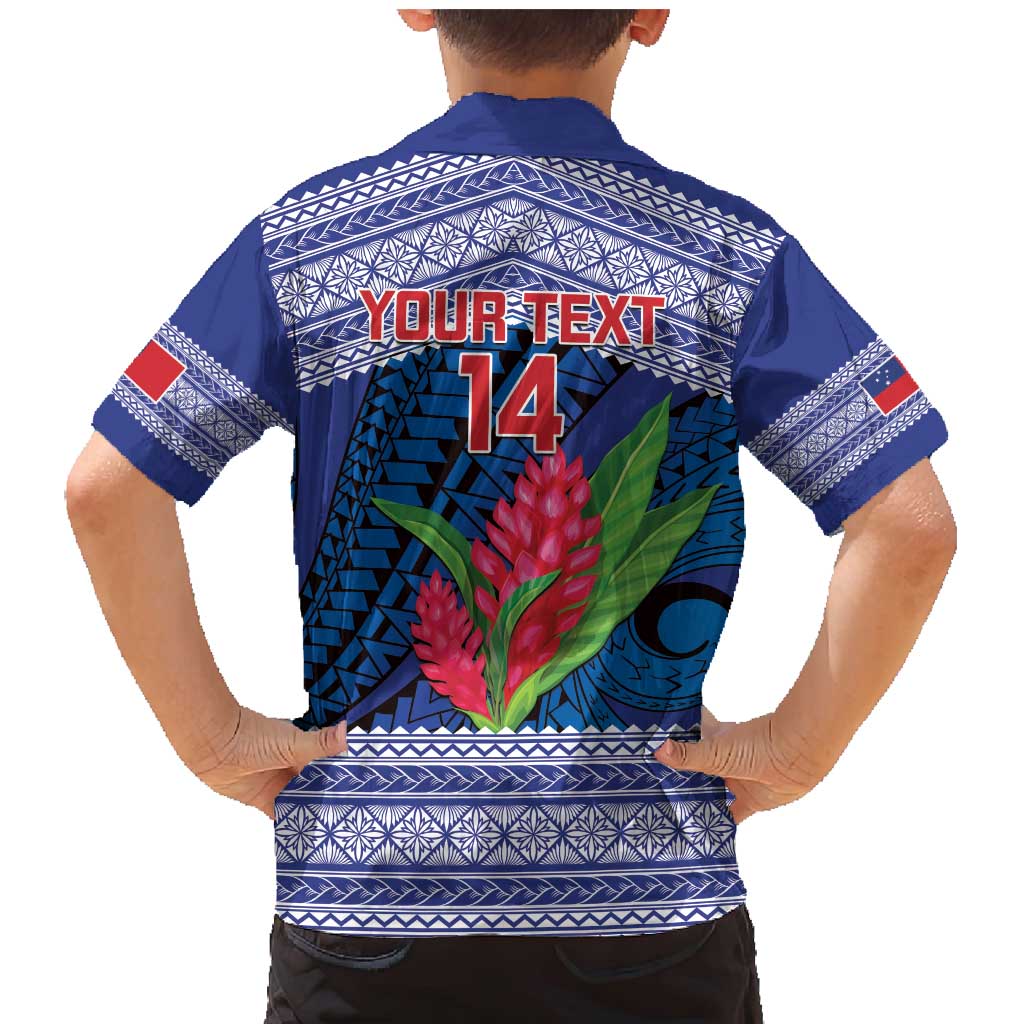 Custom Samoa Rugby Family Matching Mermaid Dress and Hawaiian Shirt 2024 Go Champions Samoan Gingers LT14 - Polynesian Pride