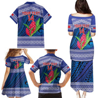 Custom Samoa Rugby Family Matching Puletasi and Hawaiian Shirt 2024 Go Champions Samoan Gingers LT14 - Polynesian Pride