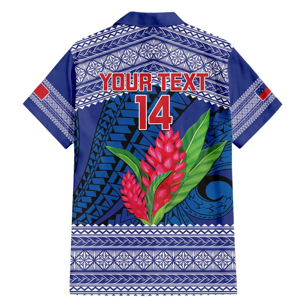 Custom Samoa Rugby Family Matching Short Sleeve Bodycon Dress and Hawaiian Shirt 2024 Go Champions Samoan Gingers LT14 - Polynesian Pride