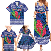 Custom Samoa Rugby Family Matching Summer Maxi Dress and Hawaiian Shirt 2024 Go Champions Samoan Gingers LT14 - Polynesian Pride