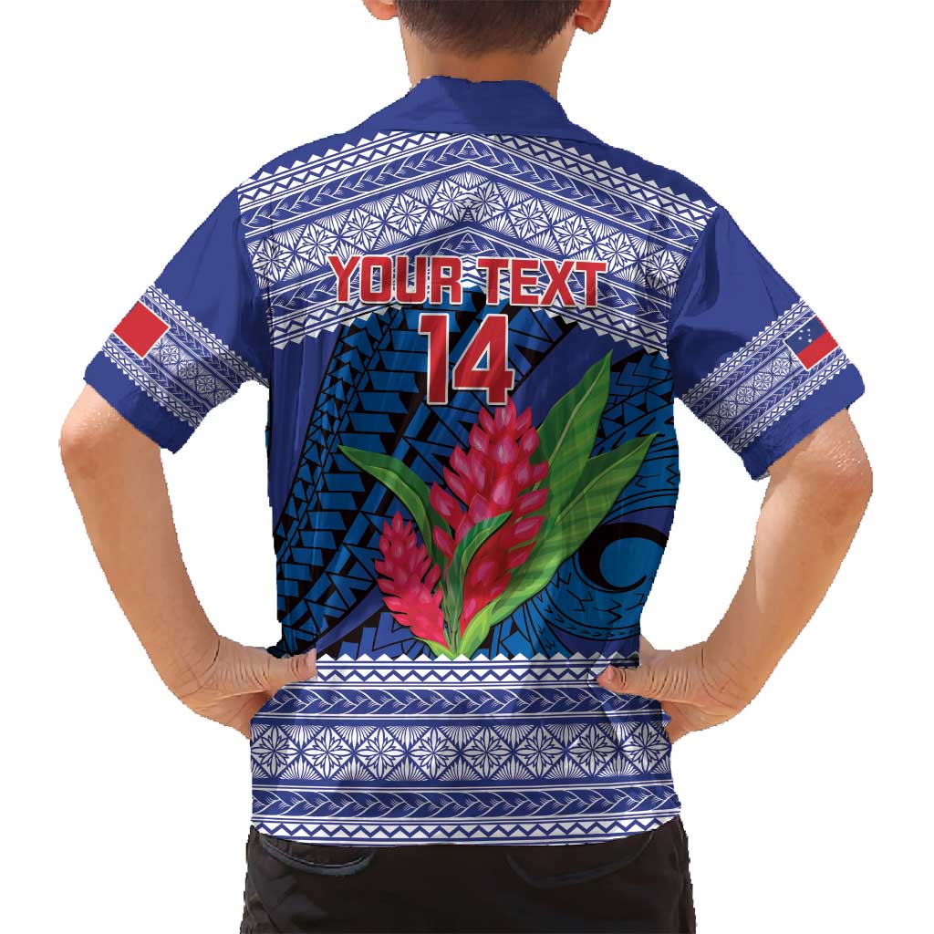 Custom Samoa Rugby Family Matching Tank Maxi Dress and Hawaiian Shirt 2024 Go Champions Samoan Gingers LT14 - Polynesian Pride
