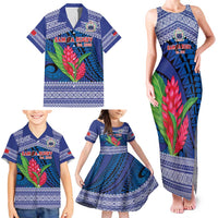 Custom Samoa Rugby Family Matching Tank Maxi Dress and Hawaiian Shirt 2024 Go Champions Samoan Gingers LT14 - Polynesian Pride