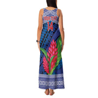 Custom Samoa Rugby Family Matching Tank Maxi Dress and Hawaiian Shirt 2024 Go Champions Samoan Gingers LT14 - Polynesian Pride