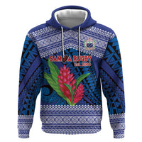 Custom Samoa Rugby Hoodie 2024 Go Champions Samoan Gingers LT14 Pullover Hoodie Blue - Polynesian Pride