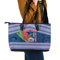 Custom Samoa Rugby Leather Tote Bag 2024 Go Champions Samoan Gingers LT14 - Polynesian Pride