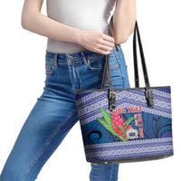 Custom Samoa Rugby Leather Tote Bag 2024 Go Champions Samoan Gingers LT14 - Polynesian Pride