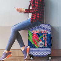 Custom Samoa Rugby Luggage Cover 2024 Go Champions Samoan Gingers LT14 - Polynesian Pride