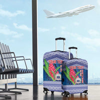 Custom Samoa Rugby Luggage Cover 2024 Go Champions Samoan Gingers LT14 - Polynesian Pride