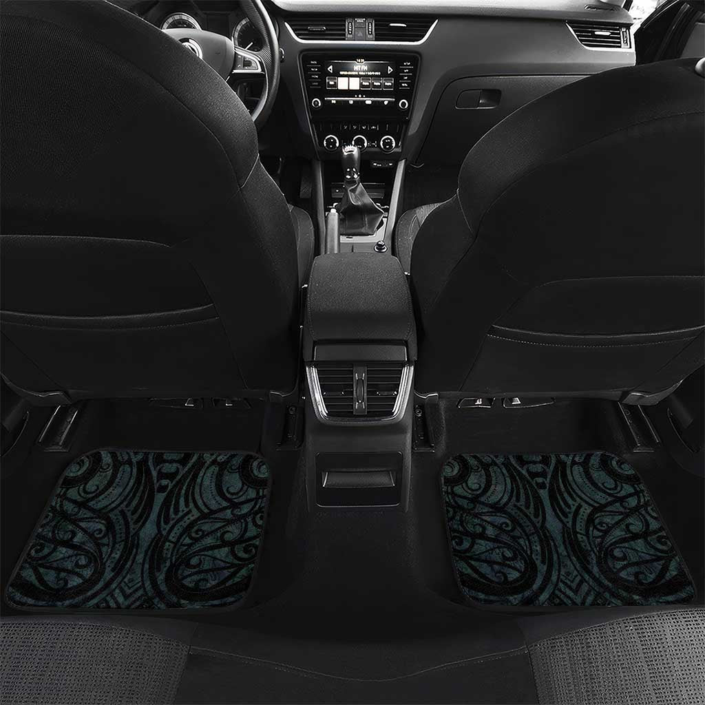 New Zealand Archery Car Mats Aotearoa Silver Fern Maori - Polynesian Pride