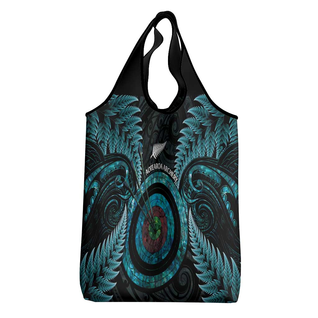 New Zealand Archery Grocery Bag Aotearoa Silver Fern Maori - Polynesian Pride