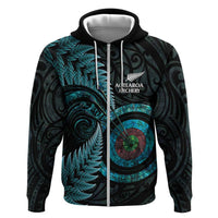 New Zealand Archery Hoodie Aotearoa Silver Fern Maori - Polynesian Pride