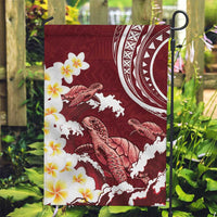 Blood Gold Polynesia Garden Flag Polynesian Frangipani With Sea Turtles LT14 Garden Flag Blood Gold - Polynesian Pride