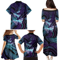 You Matter Suicide Prevention Awareness Family Matching Puletasi and Hawaiian Shirt Butterfly Aboriginal Mix Polynesian Pattern LT14 - Polynesian Pride