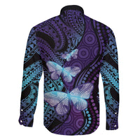 You Matter Suicide Prevention Awareness Family Matching Puletasi and Hawaiian Shirt Butterfly Aboriginal Mix Polynesian Pattern LT14 - Polynesian Pride