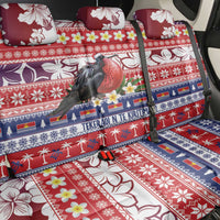 Kiribati Christmas Back Car Seat Cover Frigatebird Santa Tekeraoi n te Kiritimati LT14 - Polynesian Pride
