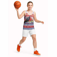 Kiribati Christmas Basketball Jersey Frigatebird Santa Tekeraoi n te Kiritimati LT14 - Polynesian Pride