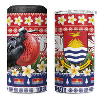 Kiribati Christmas 4 in 1 Can Cooler Tumbler Frigatebird Santa Tekeraoi n te Kiritimati LT14 One Size: 16 oz Red - Polynesian Pride