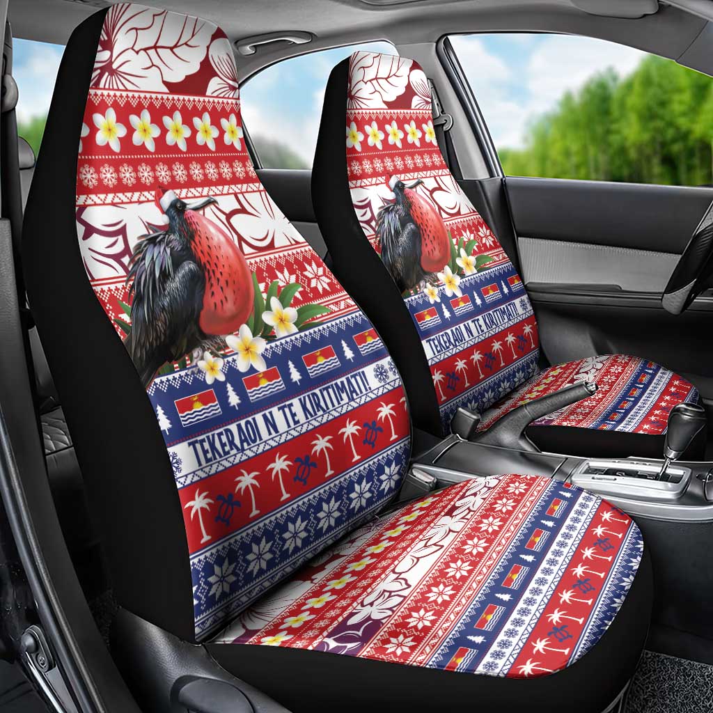 Kiribati Christmas Car Seat Cover Frigatebird Santa Tekeraoi n te Kiritimati LT14 - Polynesian Pride
