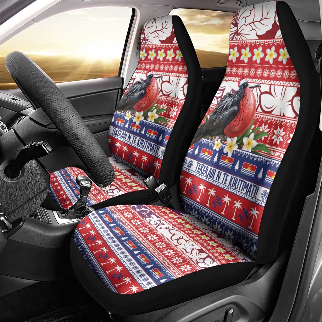 Kiribati Christmas Car Seat Cover Frigatebird Santa Tekeraoi n te Kiritimati LT14 - Polynesian Pride