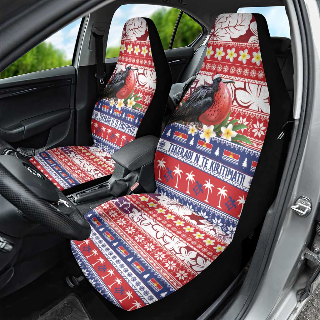 Kiribati Christmas Car Seat Cover Frigatebird Santa Tekeraoi n te Kiritimati LT14 - Polynesian Pride