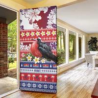 Kiribati Christmas Door Cover Frigatebird Santa Tekeraoi n te Kiritimati LT14 - Polynesian Pride