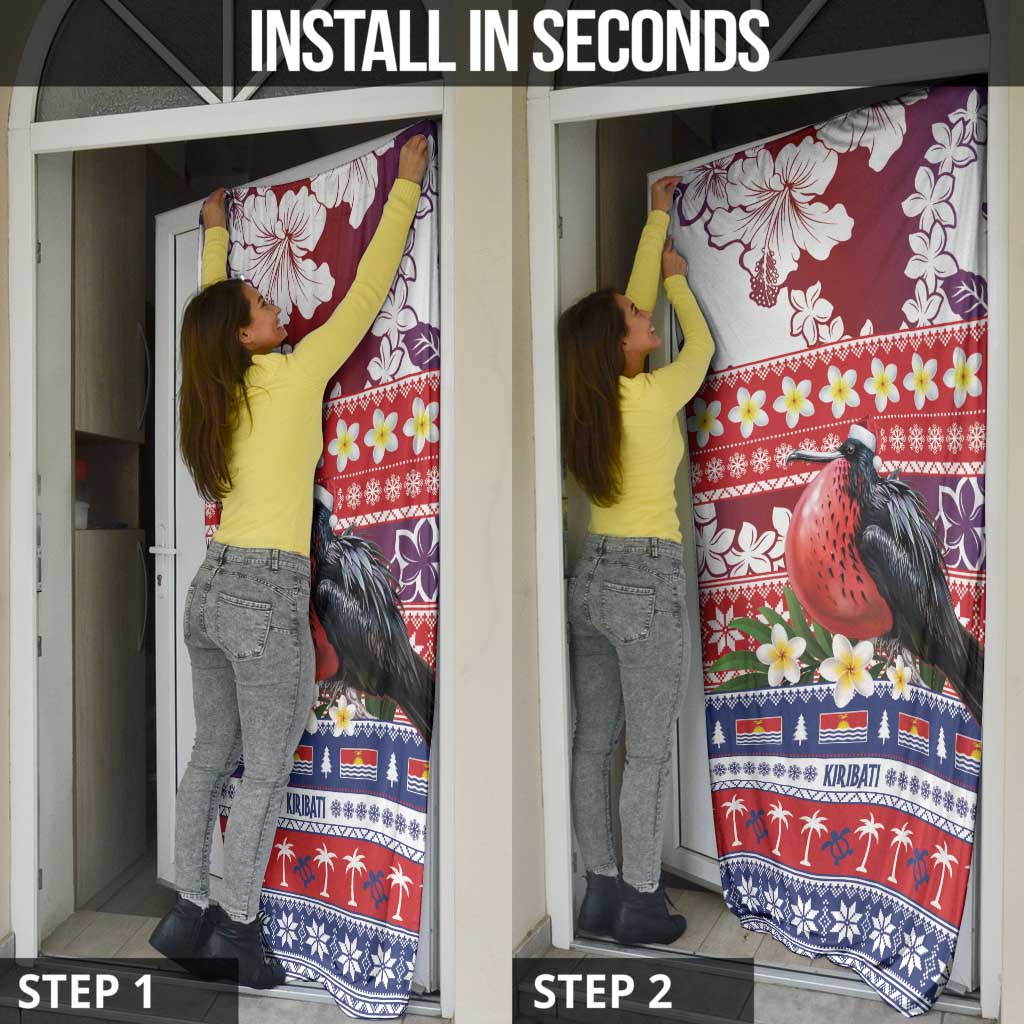 Kiribati Christmas Door Cover Frigatebird Santa Tekeraoi n te Kiritimati LT14 - Polynesian Pride
